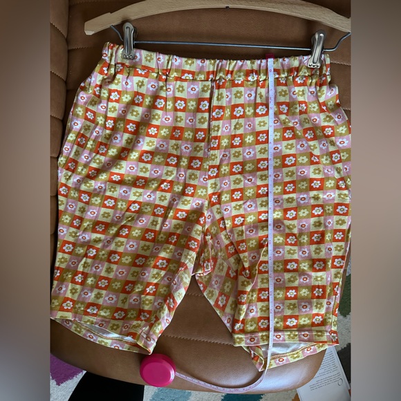 Dress and Bike Shorts Set - Floral Gingham Size 10/12 (Large) Tamara Malas - Picture 9 of 10